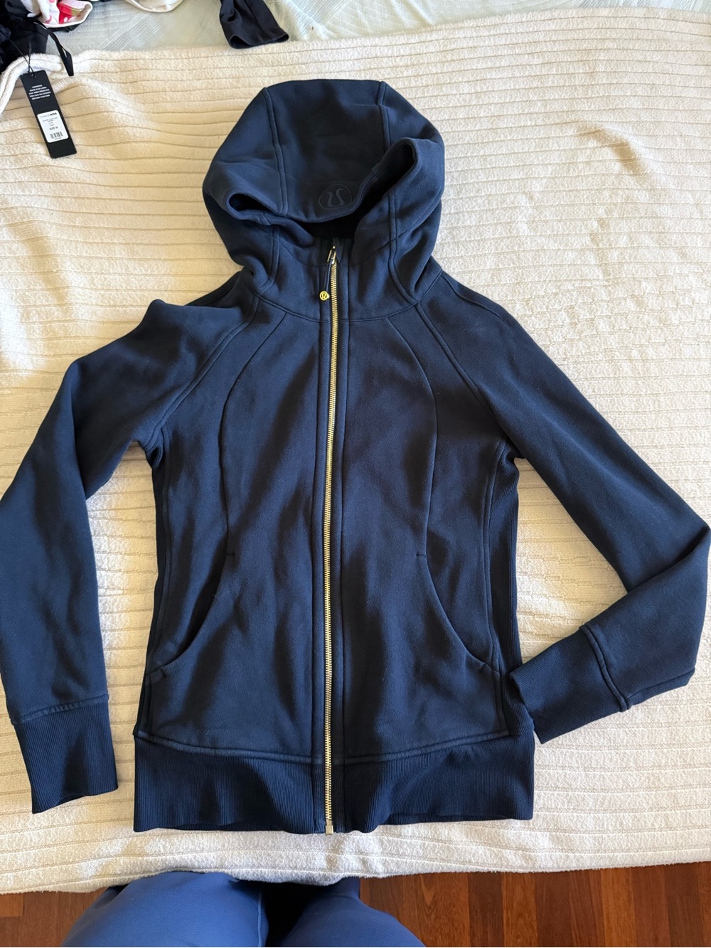 lululemon athletica Navy Full-Zip Hoodie Jacket